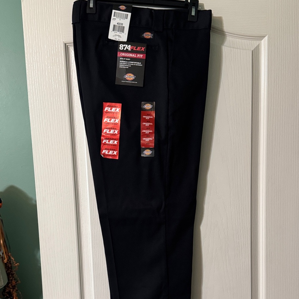 Dickies Black Men's Chino-Style Work Pants